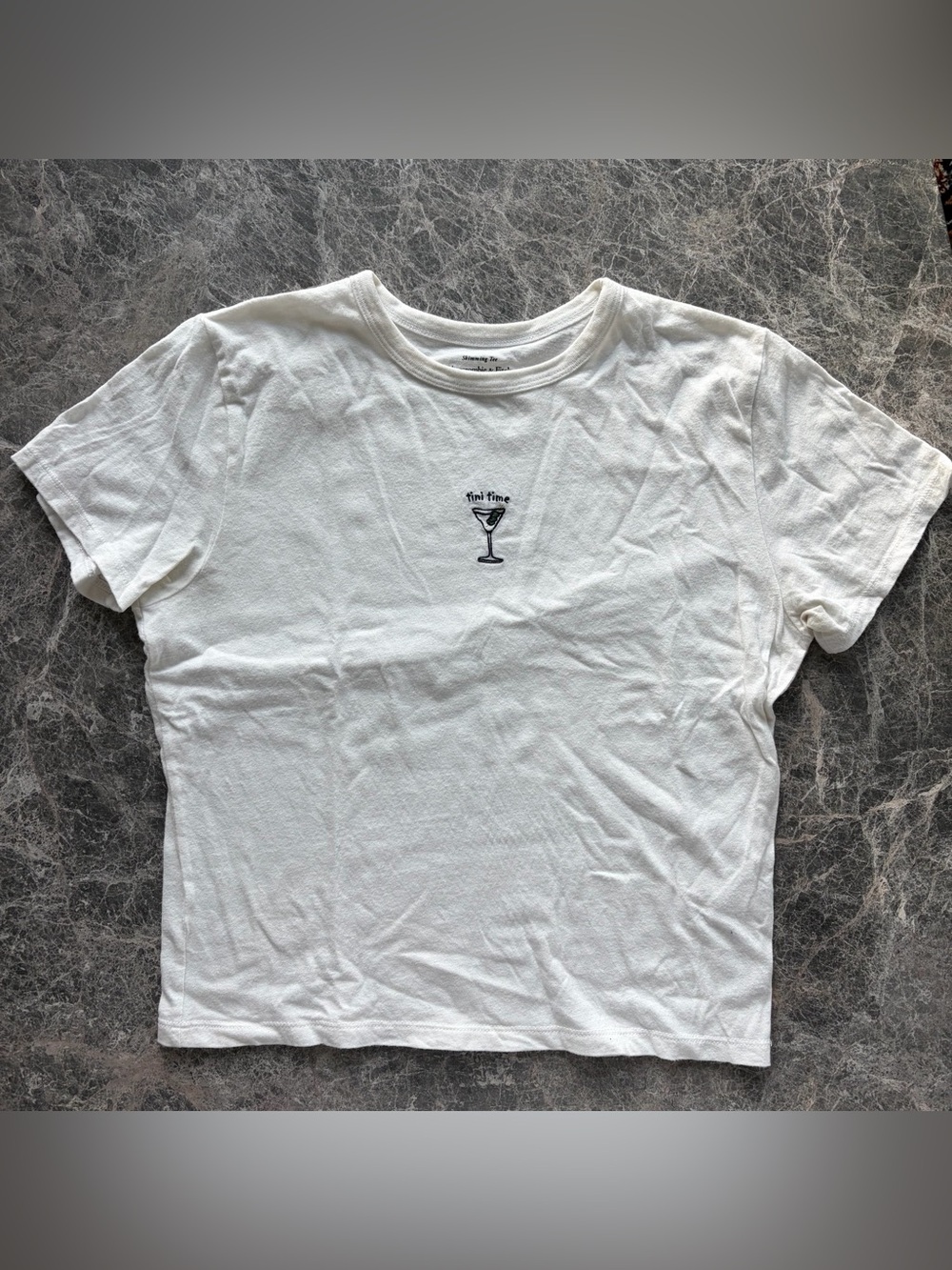 Abercrombie & Fitch | Embroidered Skimming Tee